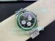 Swiss Replica Rolex Daytona Black Dial Green Diamond Bezel Watch 40MM (6)_th.jpg